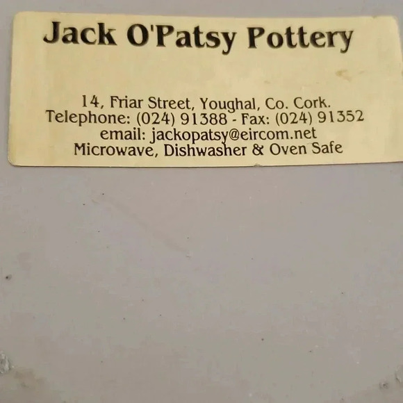 Vintage Jack o' Patsy Pottery Vase Made in Ireland - Picture 2 of 6